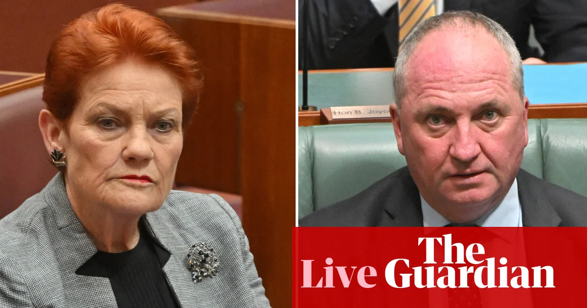 Australia News Live: Hanson Fires Back, Says ‘Don’t Count Me Out’ Amid Barnaby’s Leadership Buzz