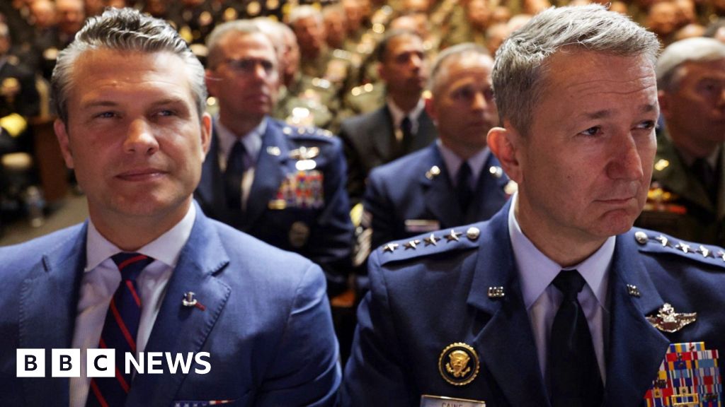 Inside Trump and Hegseth's high-level meet with U.S. generals