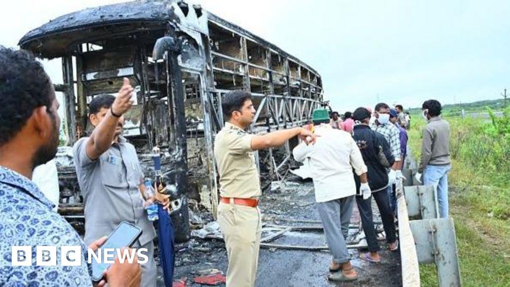 India Bus Fire: Smoldering Smartphones Fuel Massive Blaze