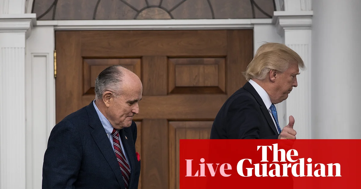 Trump clears Giuliani and allies charged with election interference — latest updates