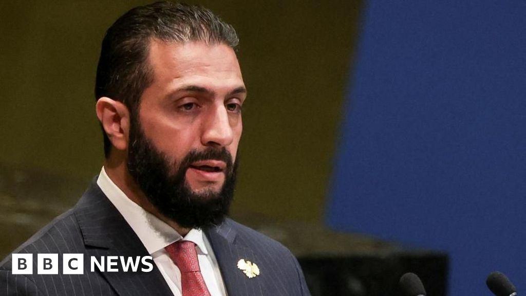 Syria’s Sharaa Lands in US for Trump Talk as Sanctions Drop