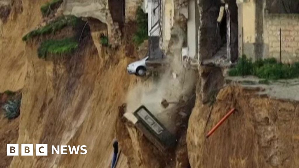 Storm Harry triggers massive landslide in Sicily, raising concerns for safety and resilience
