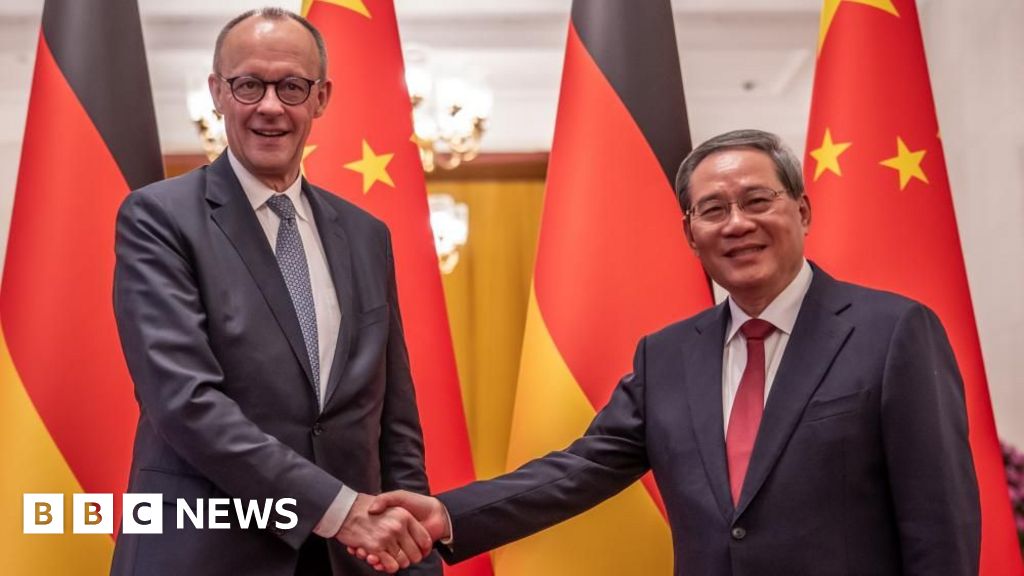 German Chancellor warns of growing trade gap with China on first Beijing visit