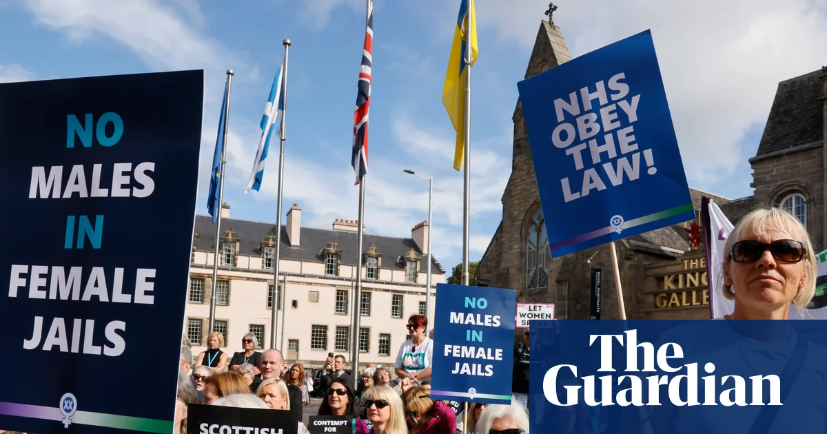 Scottish government opposes blanket prison rule, says it denies trans women's identity