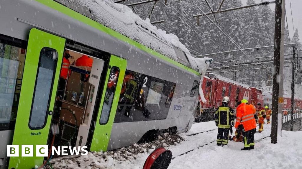 Five hurt after Swiss train derailment in severe snowstorm