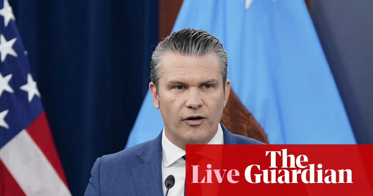 Pete Hegseth says Trump’s ‘closing’ Iran conflict as tensions escalate – US politics update
