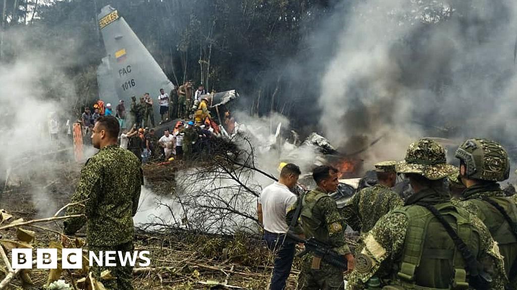 Colombian Air Force Plane Crashes, Dozens of Soldiers on Board