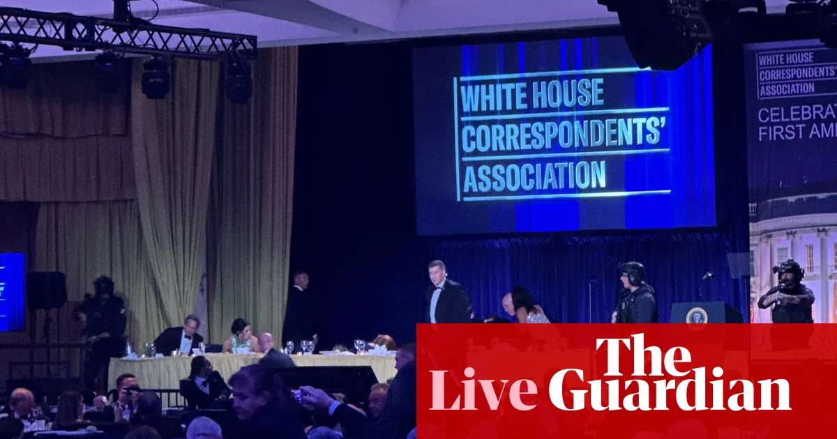 Trump responds after White House correspondents’ dinner shooting – live updates