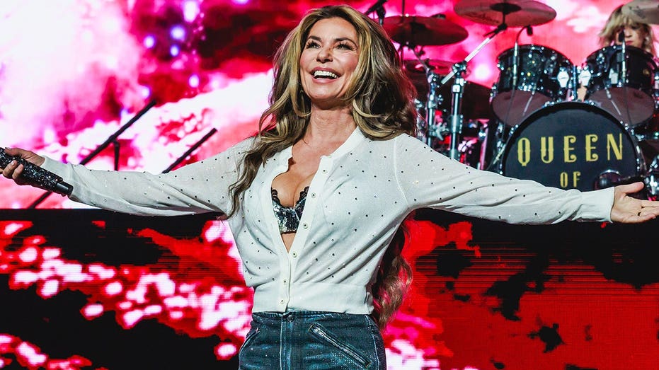Shania Twain Hints at New Music with Striking Lingerie-Style Look
